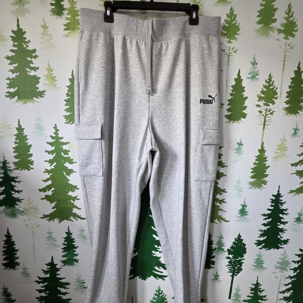 PUMA Womens Mid Rise Straight Active Cargo Pants